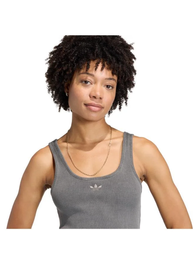adidas Originals  ESSENTIALS RIB TANK MAXI DRESS WASHED for Women | Best Price UAE
